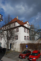 Rottweil, Hochmaiengasse 16- Musikschule, Südwestansicht / Städtische Musikschule in 78628 Rottweil (Landesamt für Denkmalpflege Freiburg, Bildarchiv)