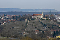 Schloss Kaltenstein in Vaihingen / Enz mit dem Schlosswengert. / Schloss Kaltenstein in 71665 Vaihingen / Enz, Vaihingen an der Enz (22.02.2018 - Michael Hermann, Heimerdingen.)