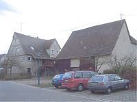 Nordansicht Wohnhaus und Scheune / Stiegenhaus in 72827 Wannweil (2003 - Marstaller Tilmann)