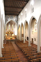 Innenansicht in Richtung Chor / Kath. Pfarrkirche St. Martin in 79098 Freiburg im Breisgau, keine genauere Zuordnung (Bildarchiv Freiburg, Landesamt für Denkmalpflege) Innenansicht in Richtung Chor / Kath. Pfarrkirche St. Martin in 79098 Freiburg im Breisgau, keine genauere Zuordnung (Bildarchiv Freiburg, Landesamt für Denkmalpflege)