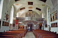 Innenansicht Orgelempore / St. Michael in 78187 Geisingen-Leipferdingen (Bildarchiv, Landesamt für Denkmalpflege, Dienstsitz Freiburg)