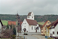 Südwestansicht  / St. Priska in 78194 Immendingen-Ippingen (Bildarchiv, Landesamt für Denkmalpflege, Dienstsitz Freiburg)