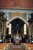Innenansicht Chor / St. Priska in 78194 Immendingen-Ippingen (Bildarchiv, Landesamt für Denkmalpflege, Dienstsitz Freiburg)