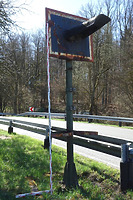 Bahnübergangssignal / Württembergische Schwarzwaldbahn in  keine genauere Zuordnung (11.04.2018 - wifu)