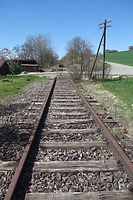 Strecke zwischen Dätzingen und Ostelsheim mit Telegrafenmasten / Württembergische Schwarzwaldbahn in  keine genauere Zuordnung (11.04.2018 - wifu)