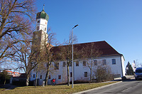 Ehem. Franziskanerkloster - Westansicht / Ehem. Franziskanerkloster in 89584 Ehingen (Donau) (15.02.2019 - Christin Aghegian-Rampf)