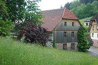 Nordwestansicht  / Eichbachmühle in 78713 Schramberg-Tennenbronn (Bildarchiv Freiburg, Landesamt für Denkmalpflege)