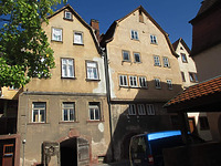 Ansicht Westfassade, Mühlenstraße 17a (links im Bild) / Wohnhaus, ehem. Winzerhaus in 97877 Wertheim (Juan Sanchez) Ansicht Westfassade, Mühlenstraße 17a (links im Bild) / Wohnhaus, ehem. Winzerhaus in 97877 Wertheim (Juan Sanchez)