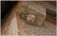 Konsolstein mit Putte, vor Abnahme / Haus der Esslinger Katharinenpflege (abgegangen) in 71229 Leonberg (2025/26 - Christine Leopold) Konsolstein mit Putte, vor Abnahme / Haus der Esslinger Katharinenpflege (abgegangen) in 71229 Leonberg (2025/26 - Christine Leopold)