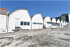 Südostfassade / Shedhalle Bückleareal in 78467 Konstanz (2019 - Strebewerk.Architekten)