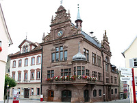Ansicht "Gasthof zum Löwen" und Rathaus / Ehem. Gasthof zum Löwen in 88606 Meßkirch (2014 - Karin Uetz)