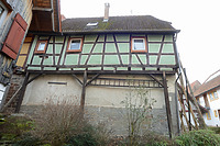 Gündelbach, Katharinenstraße 12, Nordansicht / Schmiede und Anbau in 71665 Vaihingen an der Enz - Gündelbach (20.01.2021 - Michael Hermann, Heimerdingen) Gündelbach, Katharinenstraße 12, Nordansicht / Schmiede und Anbau in 71665 Vaihingen an der Enz - Gündelbach (20.01.2021 - Michael Hermann, Heimerdingen)