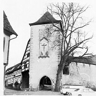 Ansicht des Schreibturms von Südwesten (Quelle: Bildarchiv Foto Marburg) / Schreibturm (Inneres Tor) in 72070 Tübingen-Bebenhausen