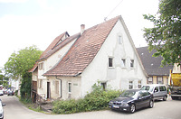 Ansicht von Westen auf Kirchstraße 8/1 / Wohnhaus mit Scheune (abgegangen) in 70794 Filderstadt, Plattenhardt (22.06.2013 - Tilmann Marstaller)