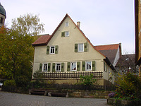 Ansicht von Süden / Wohnhaus, ehem. Zehntscheuer in 70794 Filderstadt-Sielmingen (16.10.2002 - Tilmann Marstaller)