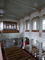 Innenraum nach Nordosten (Orgel, Zugangsseite) / Evangelische Kirche Unsere Liebe Frau in 75059 Zaisenhausen (29.09.2020 - Aufn. Dorothea Roos) Innenraum nach Nordosten (Orgel, Zugangsseite) / Evangelische Kirche Unsere Liebe Frau in 75059 Zaisenhausen (29.09.2020 - Aufn. Dorothea Roos)