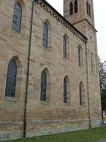 Ostseite / Evangelische Kirche Unsere Liebe Frau in 75059 Zaisenhausen (29.09.2020 - Aufn. Dorothea Roos) Ostseite / Evangelische Kirche Unsere Liebe Frau in 75059 Zaisenhausen (29.09.2020 - Aufn. Dorothea Roos)