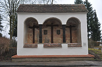 Ansicht nach der Restaurierung / Schächerkapelle in 88499 Altheim-Heiligkreuztal (2013 - Volkmer)