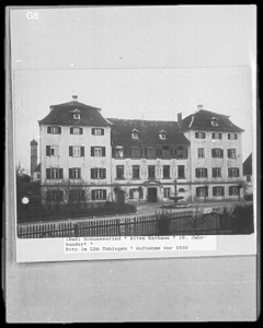 Rathaus, ehem. Klosternebengebäude in 88427 Bad Schussenried (1930 - LAD Baden-Württemberg, Außenstelle Tübingen (https://www.bildindex.de/document/obj20746177?medium=mi08963g08))