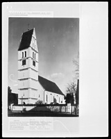 Südwestansicht / Kath. Kirche St. Konrad in 88450 Berkheim (Gudula Boch, LAD Baden-Württemberg, Außenstelle Tübingen.)