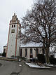 Südansicht / Kath. Kirche St. Alban in 88483 Burgrieden (15.02.2025 - Christin Aghegian-Rampf)
