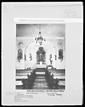 Innenansicht in Richtung Chor / Kath. Kapelle St. Michael in 88416 Erlenmoos-Edenbachen (1958 - LAD Baden-Württemberg, Stuttgart (Bildindex))