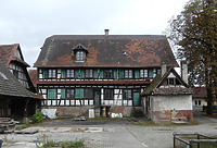 Ansicht Westen / Areal Hecht, Haupthaus in 77694 Auenheim (2022 - Burghard Lohrum)