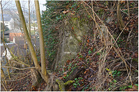 Nordwestecke aus großen Tuffquadern / Stadtmauer, Sternspitze in 79206 Breisach am Rhein (12.2021 - S. King)