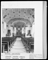 Innenansicht / Kath. Kirche St. Blasius in 78234 Engen-Neuhausen (1952 - LAD Baden-Württemberg, Außenstelle Freiburg)