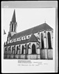 Südwestansicht / Kath. Kirche St. Konrad in 88515 Langenenslingen (1971 - LAD Baden-Württemberg, Außenstelle Tübingen, Quelle: bildindex.de)