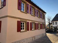 Nordseite, um 1900 vollständig neu in Backstein im Reichsformat erneuert. / Altes Rathaus in 74249 Jagsthausen (18.11.2020 - Ferdinand M. Schäfer; SCHÄFER.PARTNER PartG Architektur.Städtebau.Denkmalpflege)