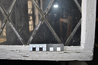 Fassungsbefund der Fensterflügel / Altes Rathaus in 74249 Jagsthausen (03.08.2020 - Ferdinand M. Schäfer; SCHÄFER.PARTNER PartG Architektur.Städtebau.Denkmalpflege)