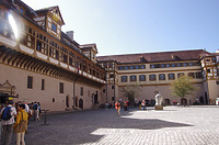 Innenhof, Ecke Süd-Westflügel / Schloss Hohentübingen in 72070 Tübingen (21.09.2019 - Christin Aghegian-Rampf)