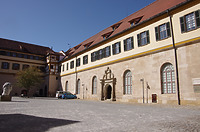 Innenhof, Ecke Nord-Westflügel / Schloss Hohentübingen in 72070 Tübingen (21.09.2019 - Christin Aghegian-Rampf)