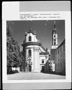Westansicht / Ehem. Benediktinerkloster, ehem. Klosterkirche St. Georg in 88416 Ochsenhausen (o.A. - Landesamt für Denkmalpflege Baden-Württemberg, Außenstelle Tübingen)