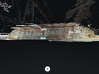 Eisenbahnüberführung Kollnau, Längsschnitt aus Photogrammetrie / Eisenbahnüberführung Kollnau in 79183  Waldkirch-Kollnau (13.03.2025 - denkmaldigital UG)