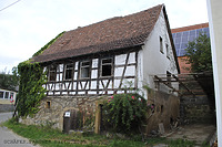 Ansicht von Süden / Ehem. Hof Gronbach in 74549 Wolpertshausen-Hohenberg (22.08.2025 - SCHÄFER.PARTGER PartG Architektur.Städtebau.Denkmalpflege)