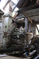 Erdgeschoss; großer Backofen / Ehem. Hof Gronbach in 74549 Wolpertshausen-Hohenberg (22.08.2025 - SCHÄFER.PARTGER PartG Architektur.Städtebau.Denkmalpflege)