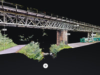 aus 3D-Modell generiert / Eisenbahnüberführung  4880_EÜ-44,790 in 72275 Alpirsbach (23.07.2025 - Kornelius Goetz, denk.mal.digital (UG))