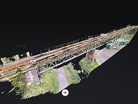 aus 3D-Modell generiert / Eisenbahnüberführung  4880_EÜ-44,790 in 72275 Alpirsbach (23.07.2025 - Kornelius Goetz, denk.mal.digital (UG))