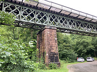Eisenbahnüberführung  4880_EÜ-44,790 in 72275 Alpirsbach (22.07.2025 - Kornelius Goetz, denk.mal.digital (UG
)