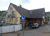 Südwestansicht / Wohn- und Wirtschaftsgebäude in 75180 Pforzheim-Würm (2025 - Burghard Lohrum)