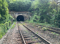 Ansicht von Westen / Panoramabahn, Eisenbahnüberführung km 5.099 in 70191 Stuttgart, Stuttgart-West (06.2025 - Amberg Engineering/ SWEG)