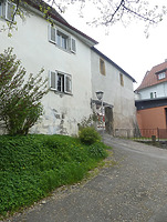 Traufsicht / Ehem. Amtsdienerhäuschen, sog. Jägerhaus in 78234 Engen (2024 - Burghard Lohrum)