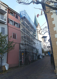 Ansicht Peterstraße von Norden, Ecke Am Obertor / Wohnhaus in 78234 Engen (2023 - Burghard Lohrum)