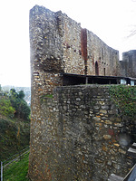 Nordwestecke der Ringmauer / Burg Lichteneck in 79341 Hecklingen (2024 - Burghard Lohrum)