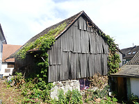 Nordwestansicht / Scheune zu Haus "An der Stalden 12" in 78337 Öhningen (2024 - Burghard Lohrum)