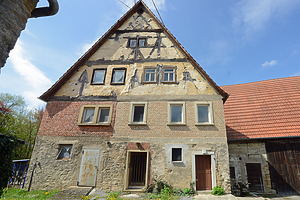 Ostfassade / Amtshaus in 74217 Schöntal - Bieringen (04.2026 - Michael Hermann, Heimerdingen)