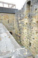 Kernburgringmauer mit Baunaht zwischen 1. und 2. Bauphase / Hohenrechberg, Burgruine in 73529 Schwäbisch Gmünd - Rechberg, Hohenrechberg (15.5.2026 - Michael Hermann)