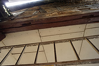 Verdeckte Südwand im OG. / Wohnhaus in 71277 Rutesheim (Michael Hermann, Heimerdingen.)